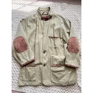 Vintage 90s Fisherman Jacket Canvas Cotton Utility Gorpcore Size XL